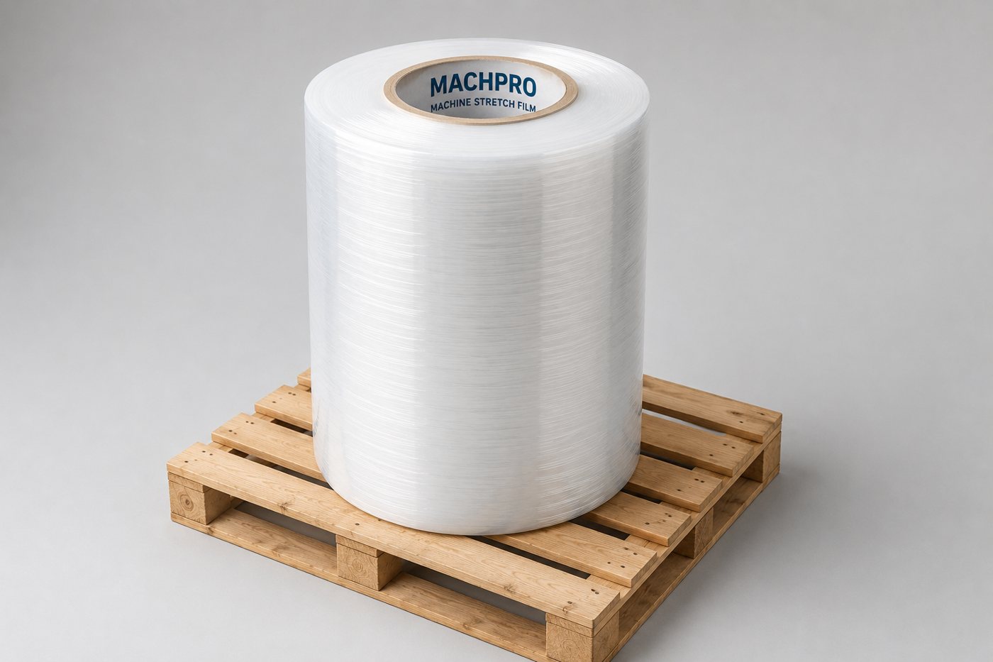 Custom printed machine stretch wrap