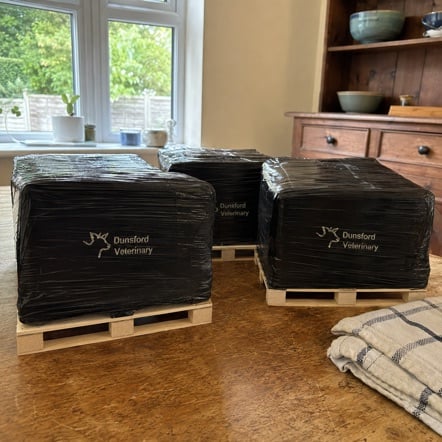 Customized Stretch Wrap in use